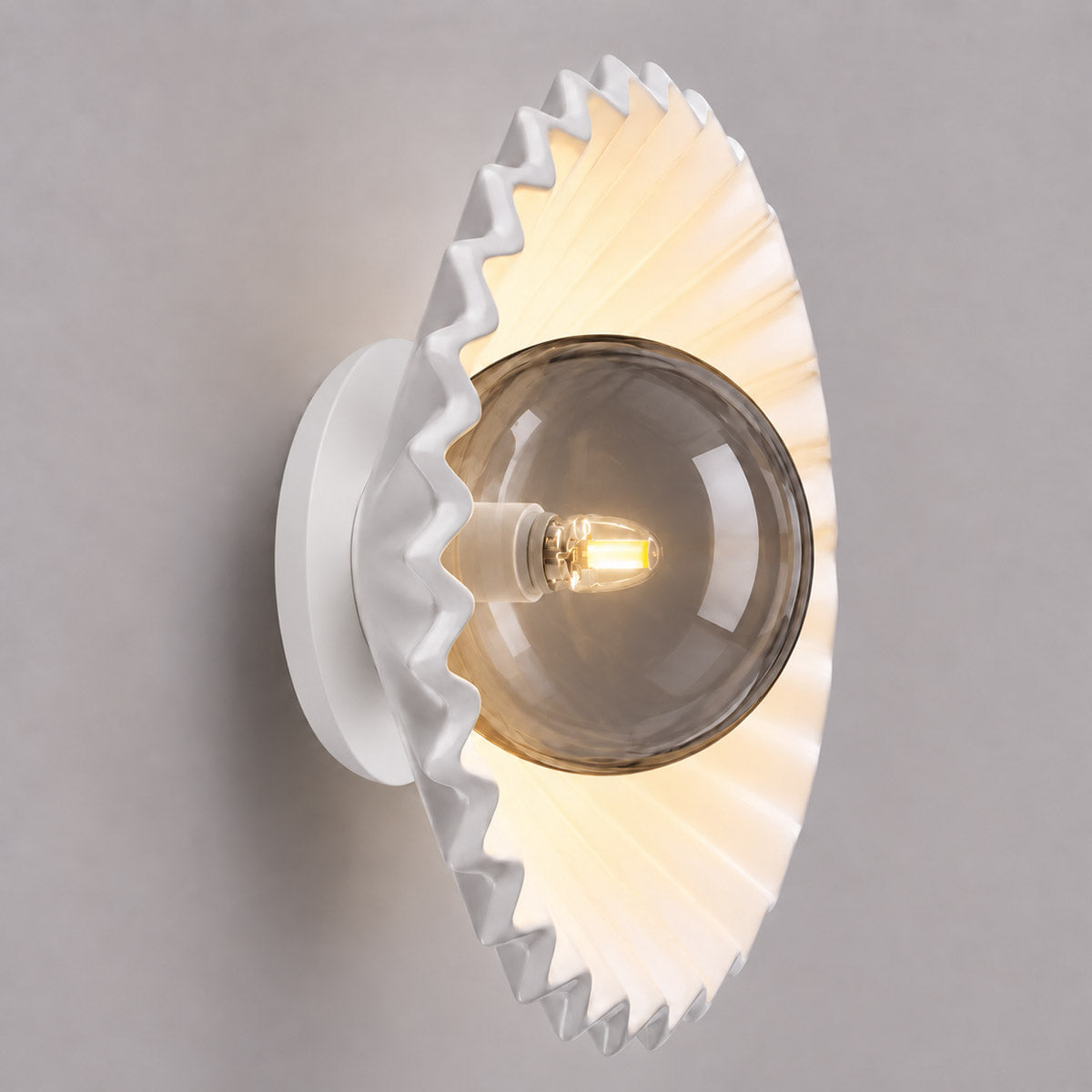 Speros Bowlos Fluted Wall Light