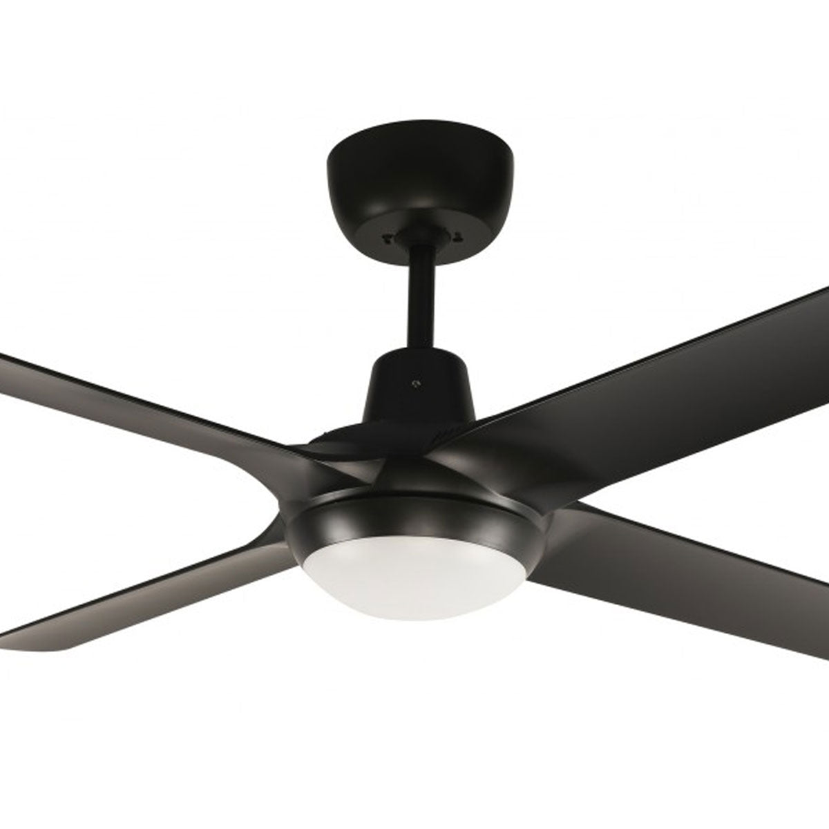 Spyda 4 Blade Ceiling Fan with LED Tri Colour Light