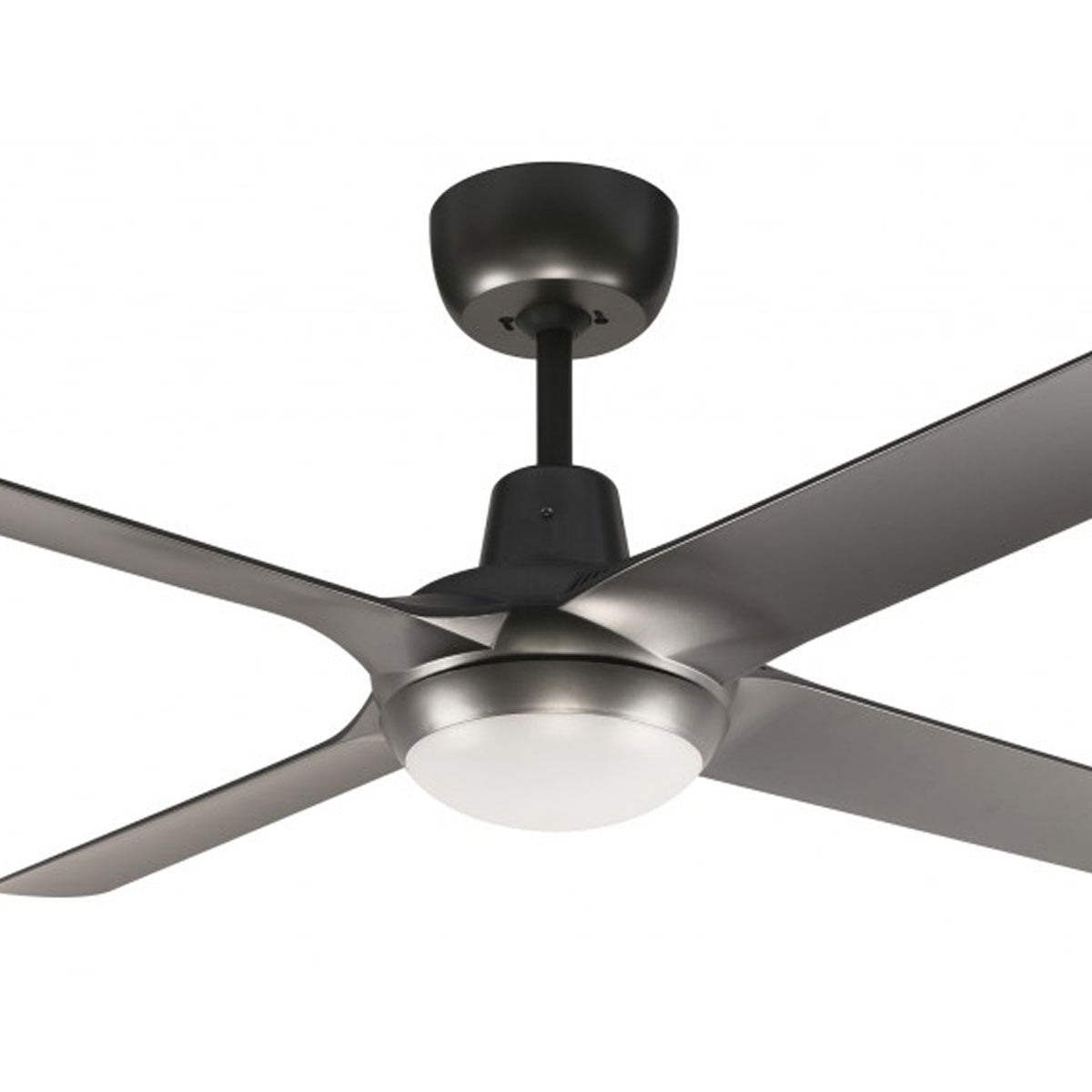 Spyda 4 Blade Ceiling Fan with LED Tri Colour Light