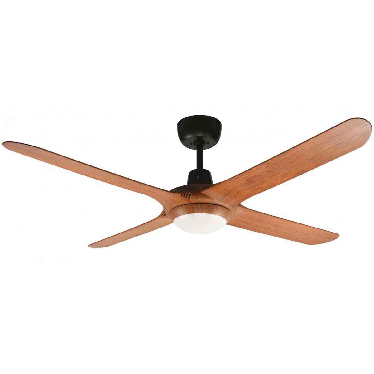 Spyda 4 Blade Ceiling Fan with LED Tri Colour Light