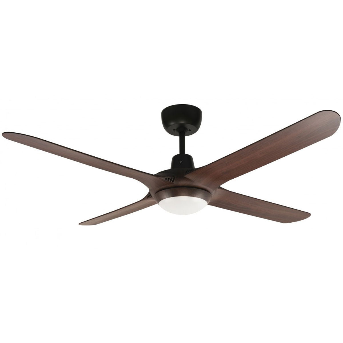 Spyda 4 Blade Ceiling Fan with LED Tri Colour Light
