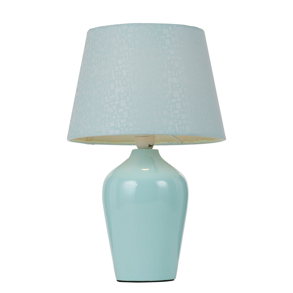 Stacy Table Lamp Modern Fabric Shade Lighting