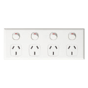 Standard White Four Powerpoint 10 Amp