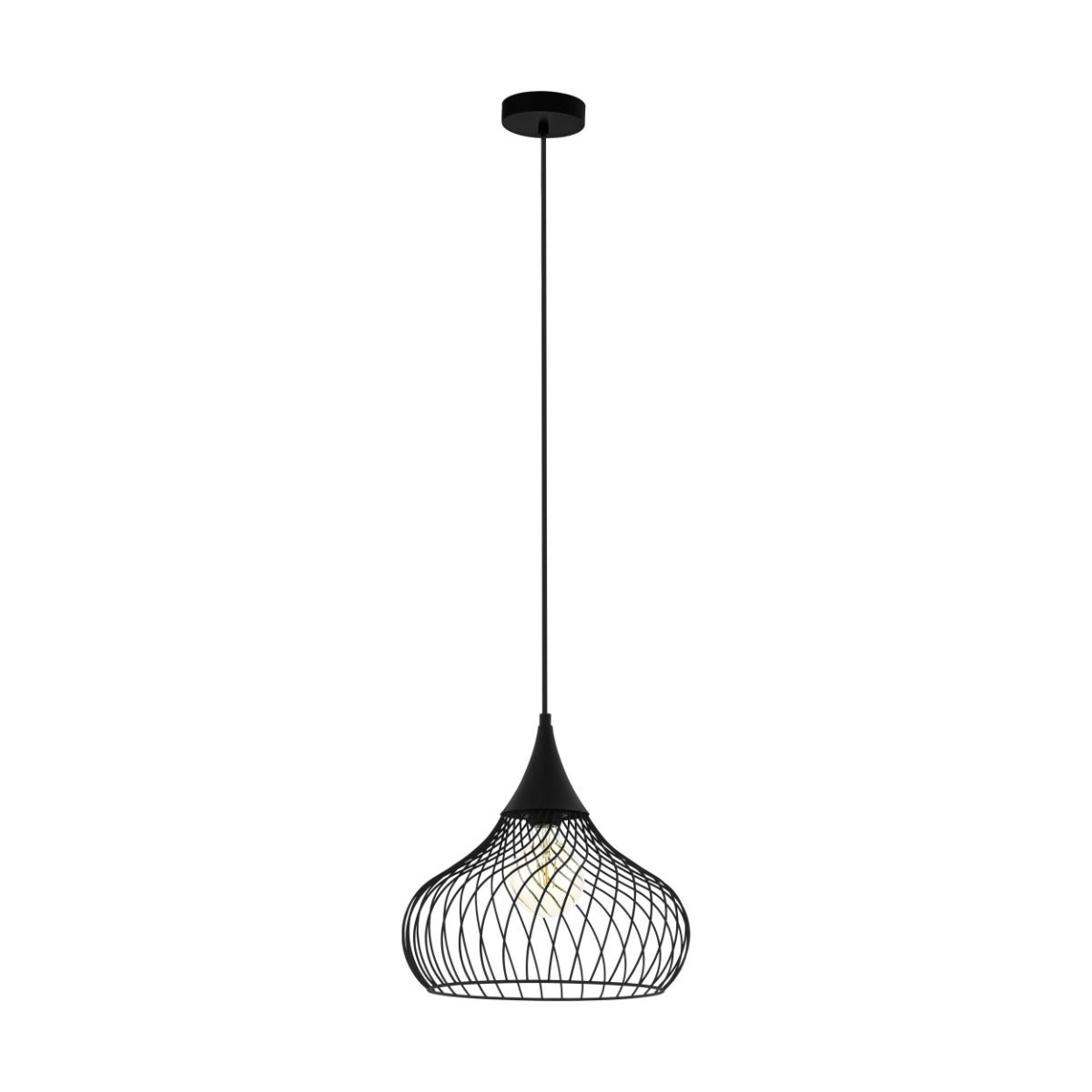 Staverton Cage Pendant Light with E27 Lampholder