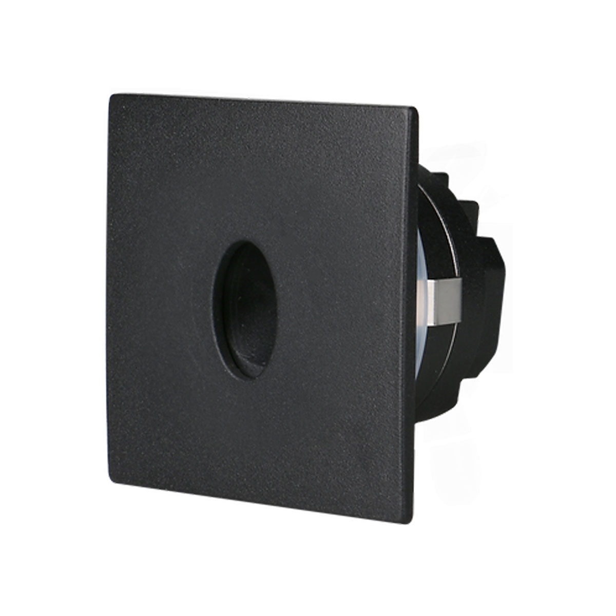 Recessed Square Indoor Step Light with Oval Trim