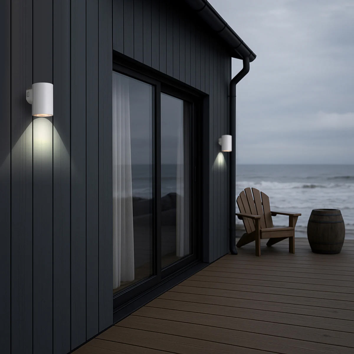 Stina LED Tri Colour Wall Light for Outdoor Use