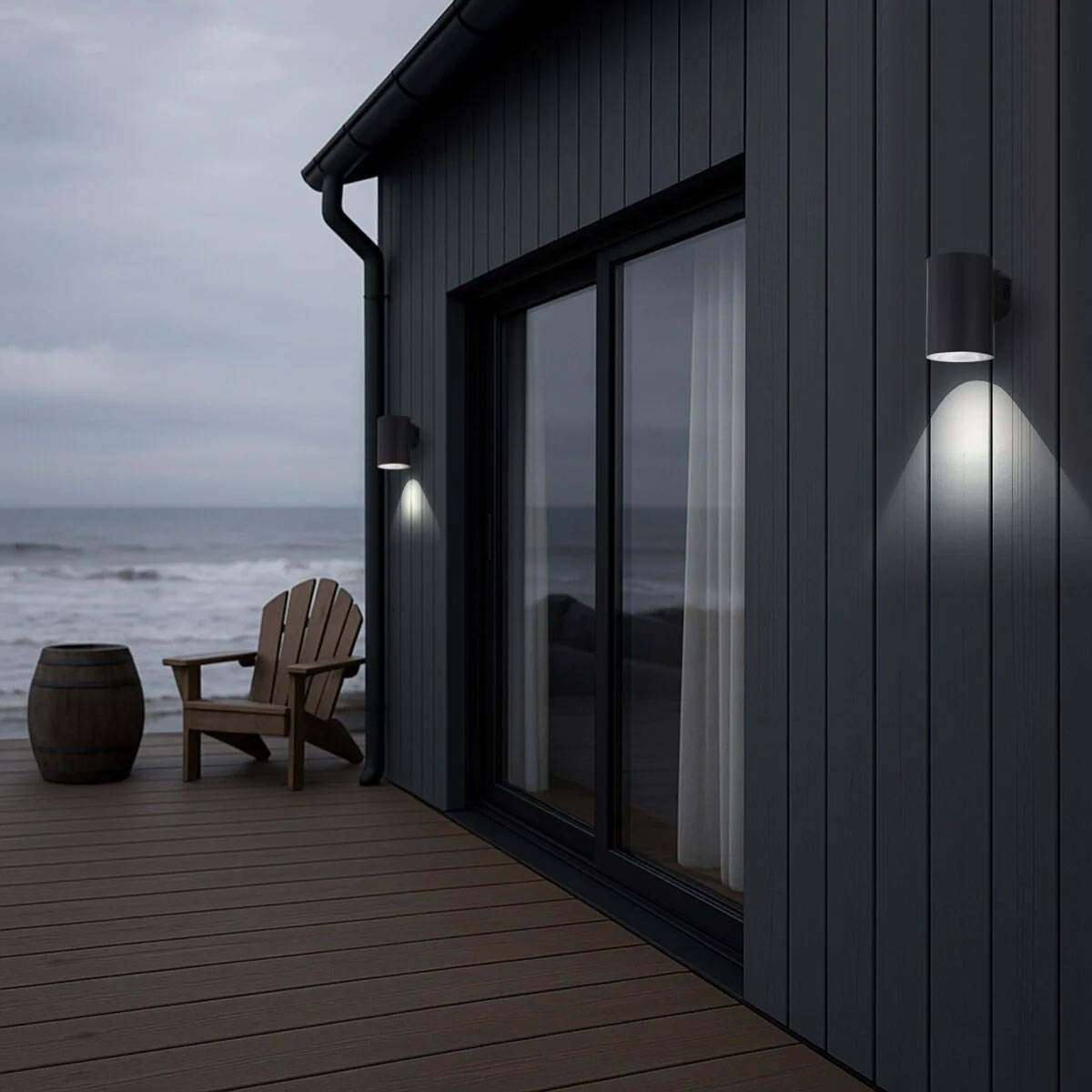 Stina LED Tri Colour Wall Light for Outdoor Use