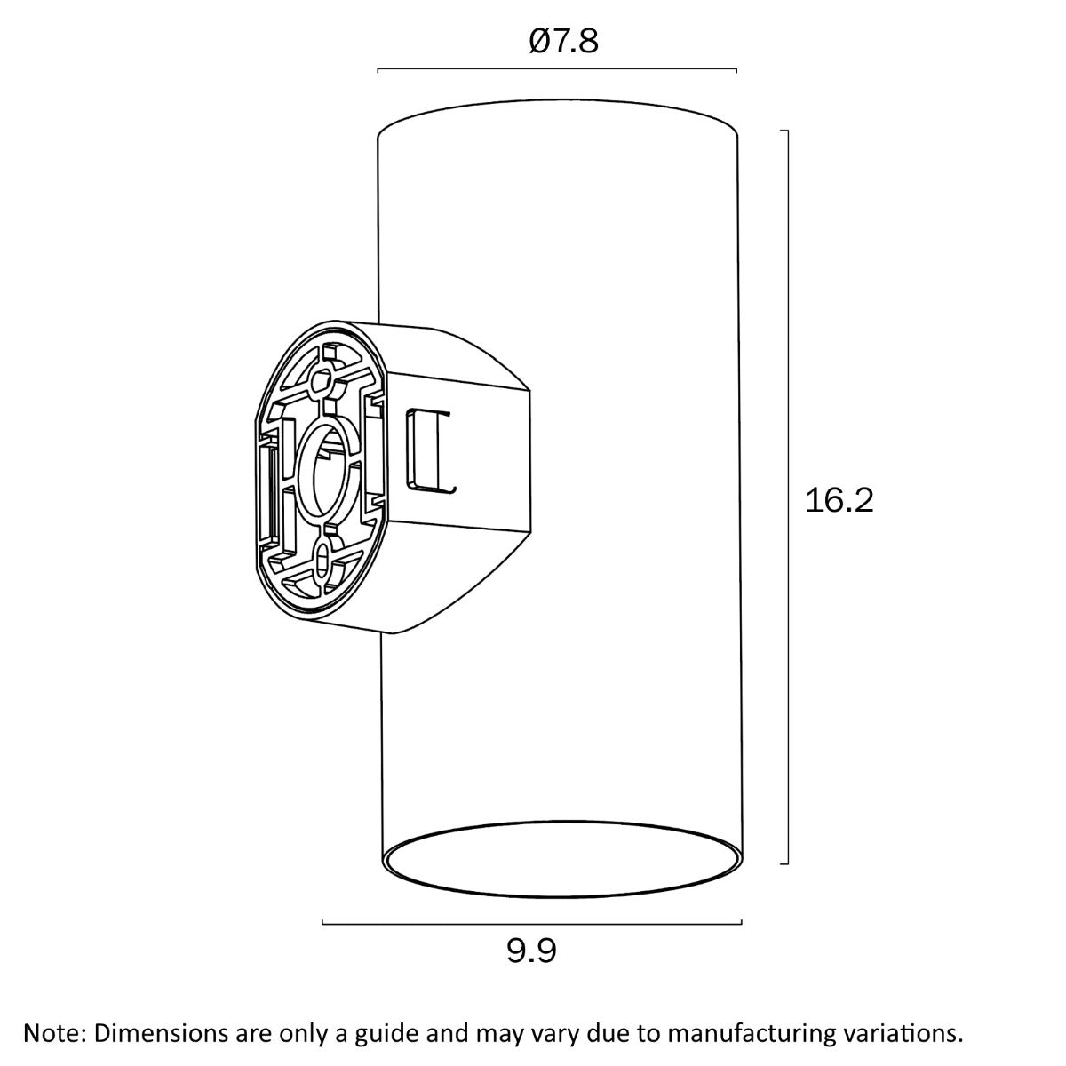 Stina 2 Light LED Wall Lamp - Tri-Colour Lighting
