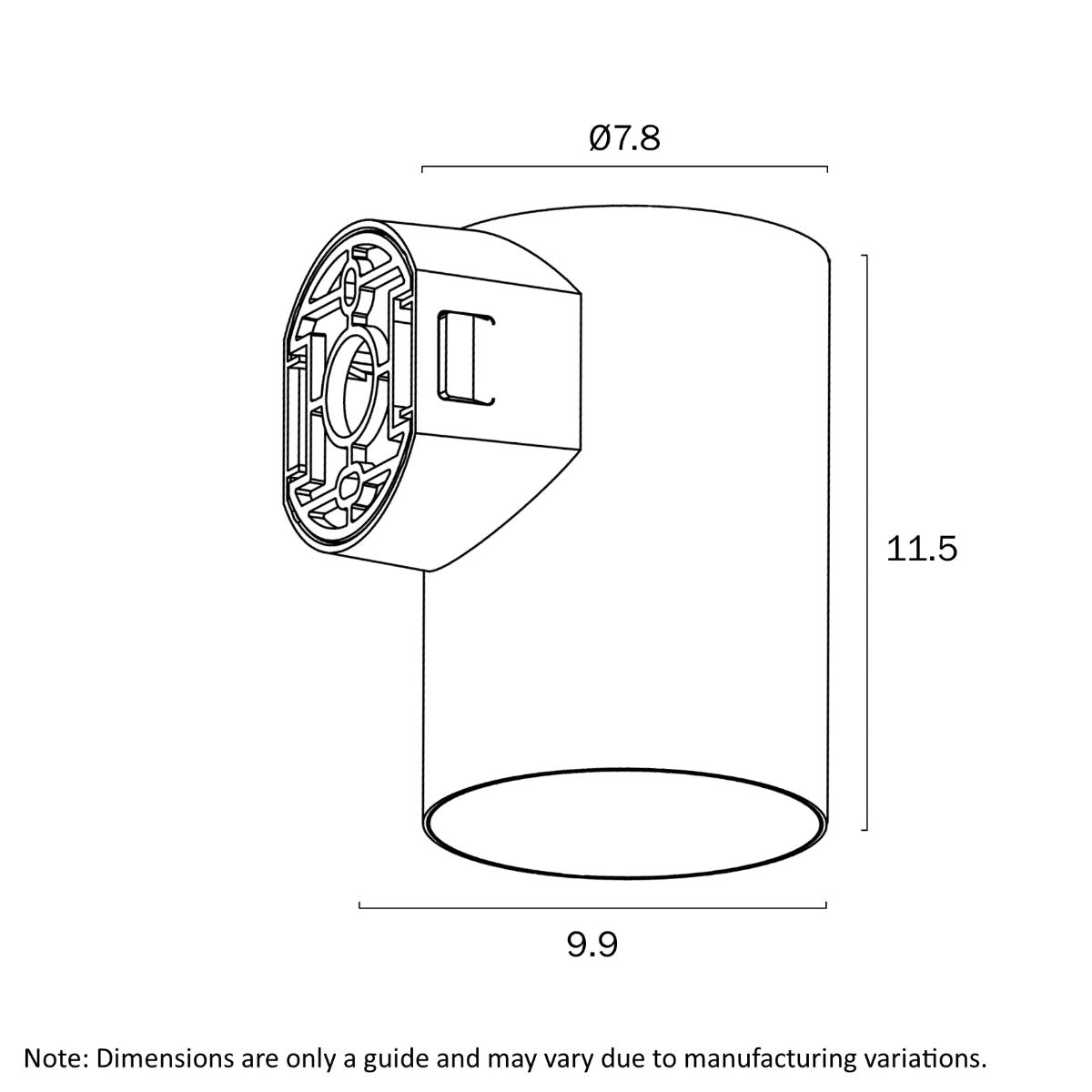 Stina LED Tri Colour Wall Light for Outdoor Use