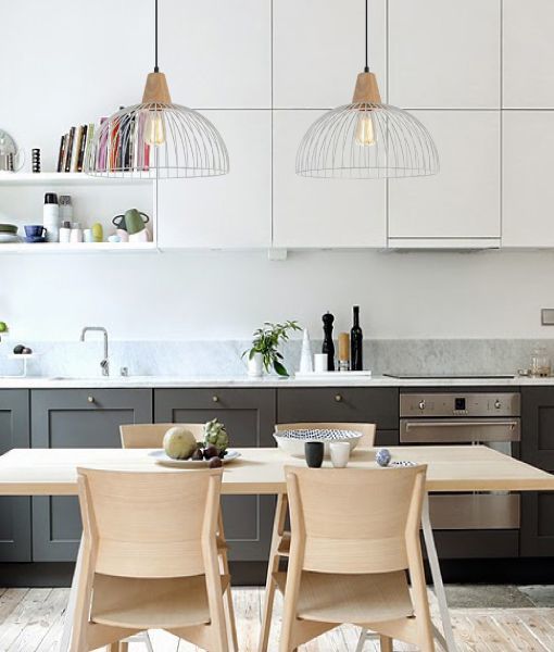 Strand Cage Dome Pendant Light