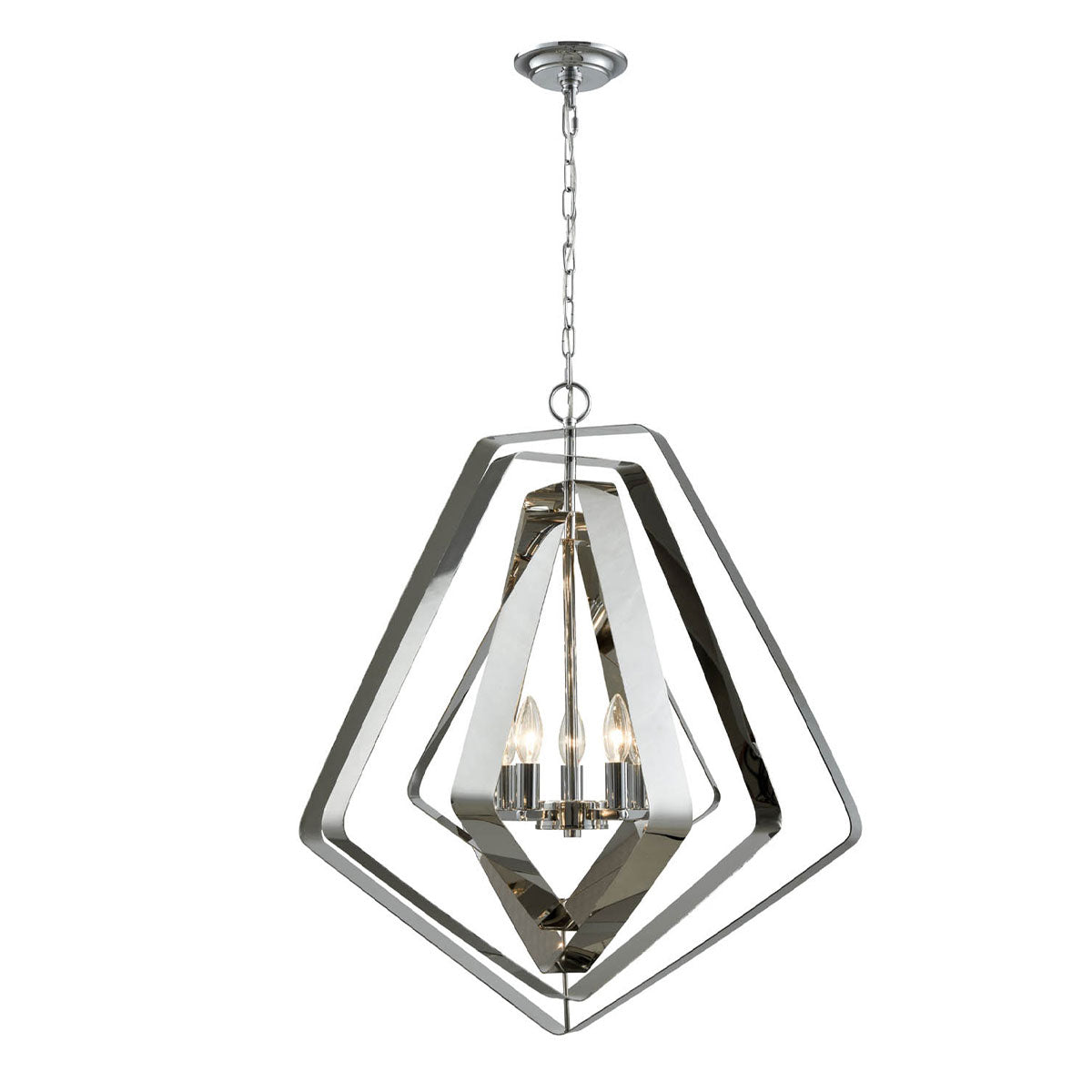 Strato 5 Light Pendant - Polished Nickel