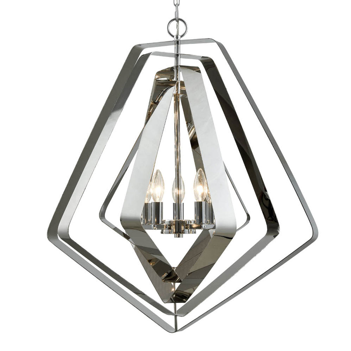 Strato 5 Light Pendant - Polished Nickel