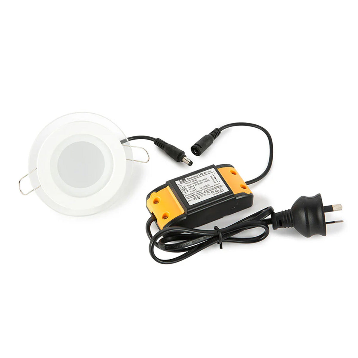 Stride 6W LED Round Steplight - White - 3000K Warm White