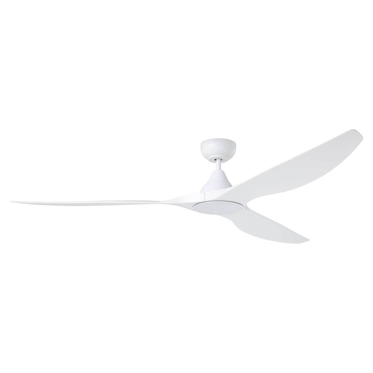 Surf 72" DC Ceiling Fan with LED Light - White
