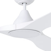 Surf 72" DC Ceiling Fan with LED Light - White