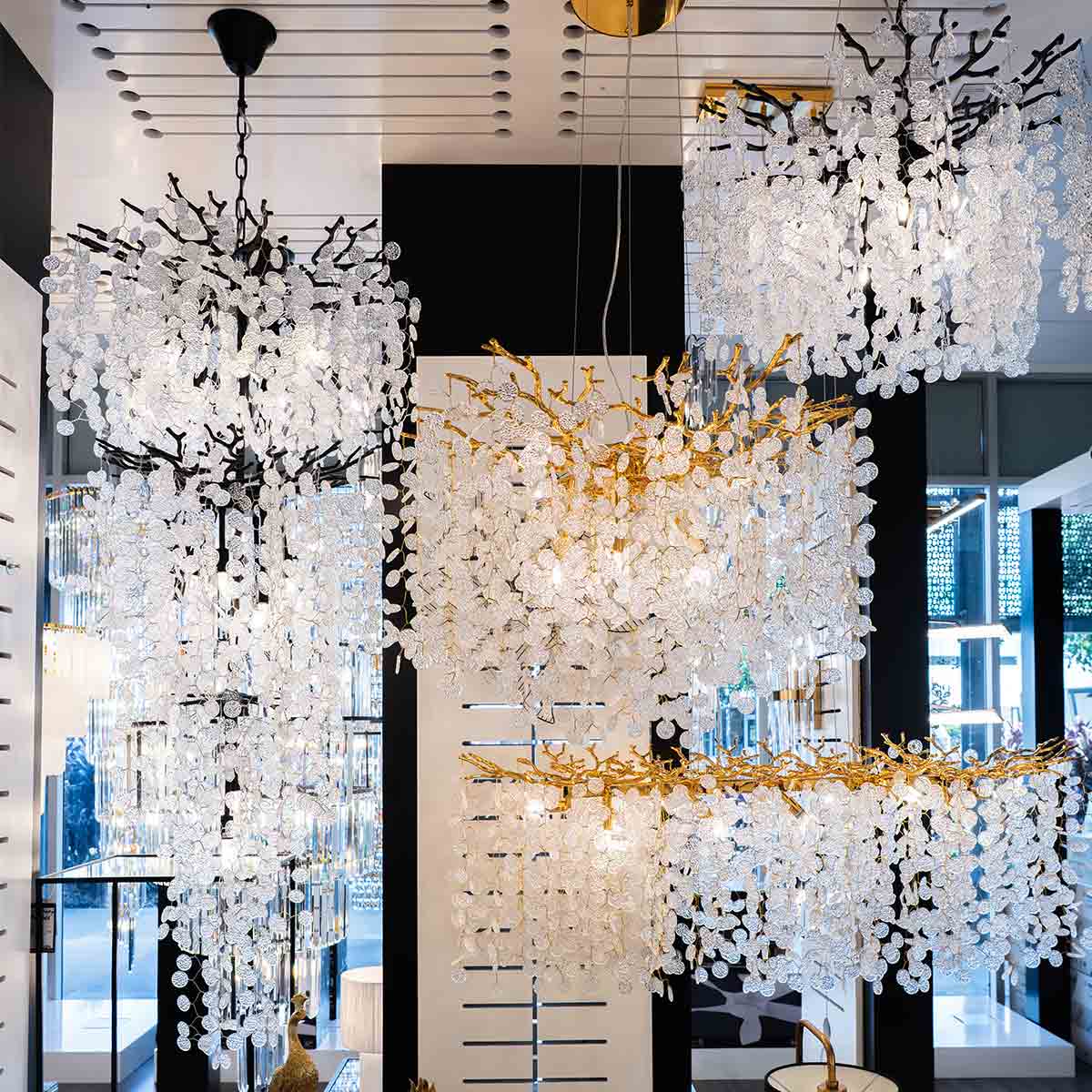 Tahlia Round Pendant Light Nature Inspired