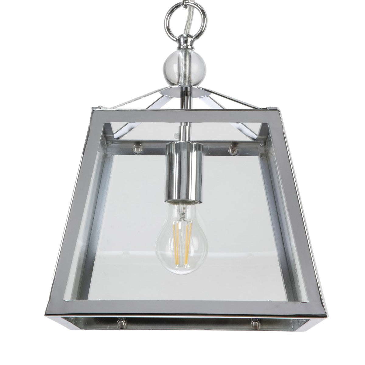 Tamarka Metal Framed Glass Pendant - 1 Light