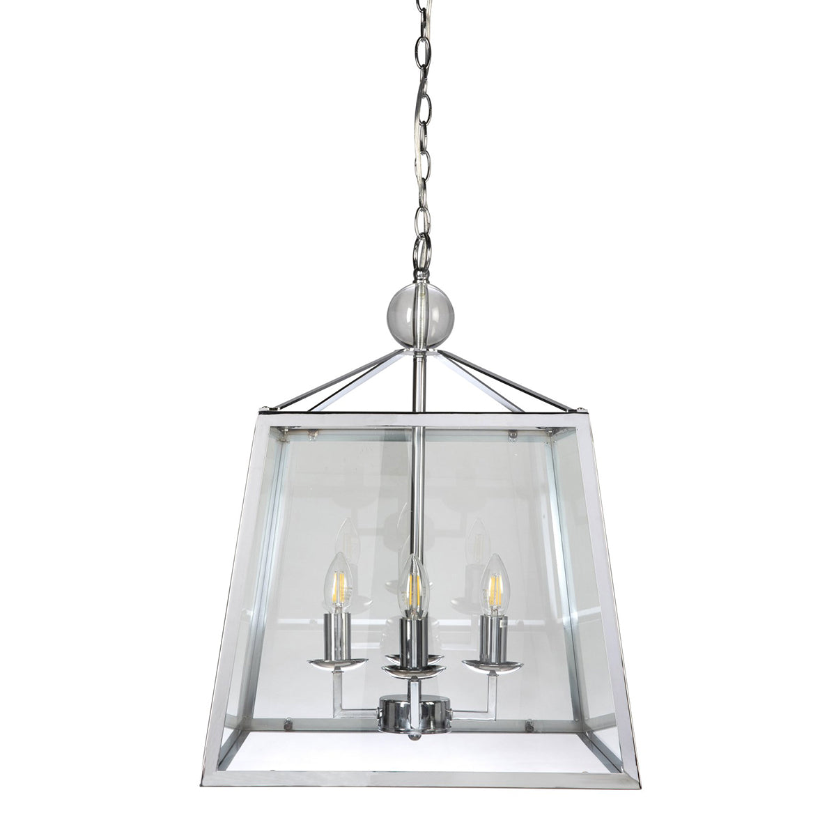 Tamarka Metal Framed Glass Pendant