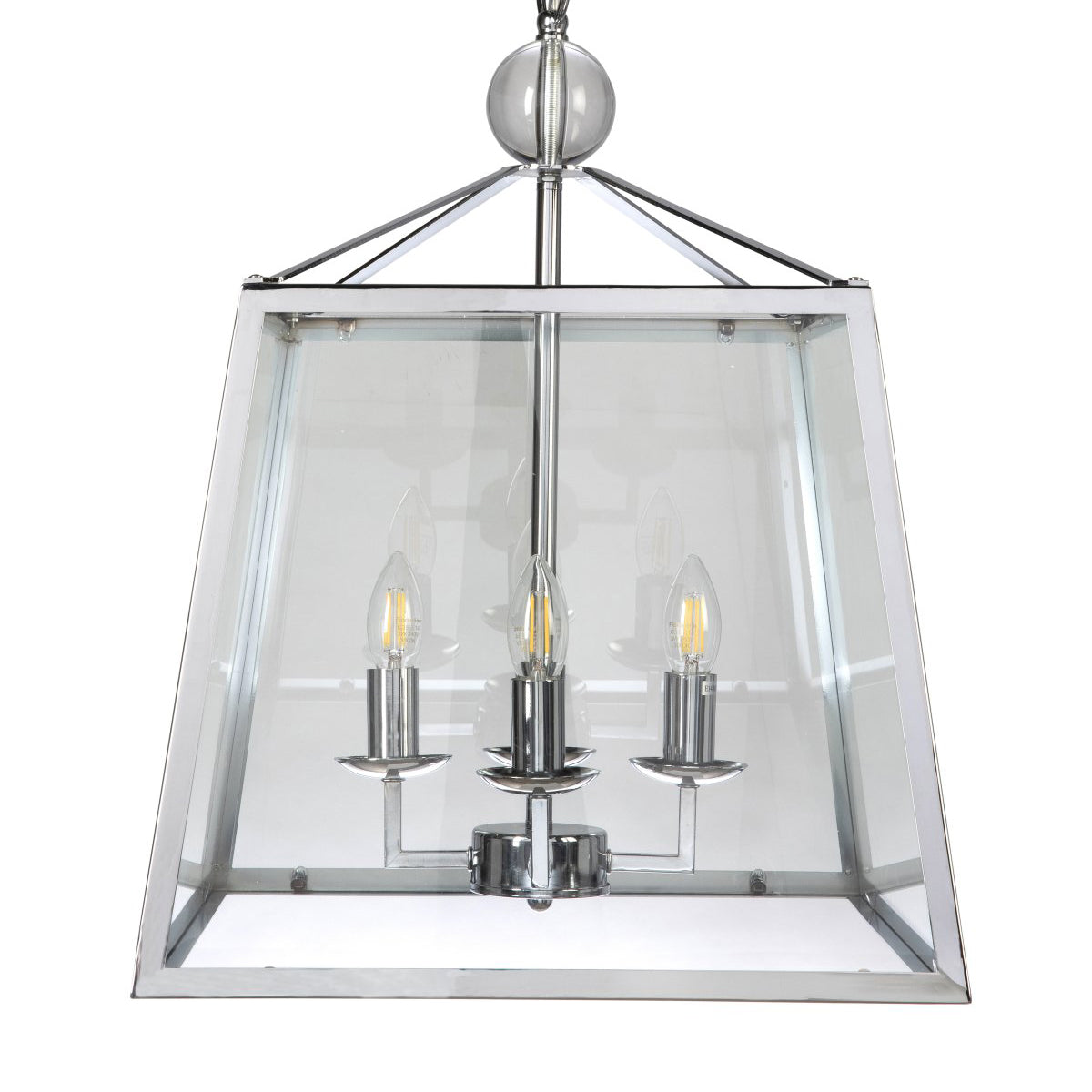 Tamarka Metal Framed Glass Pendant