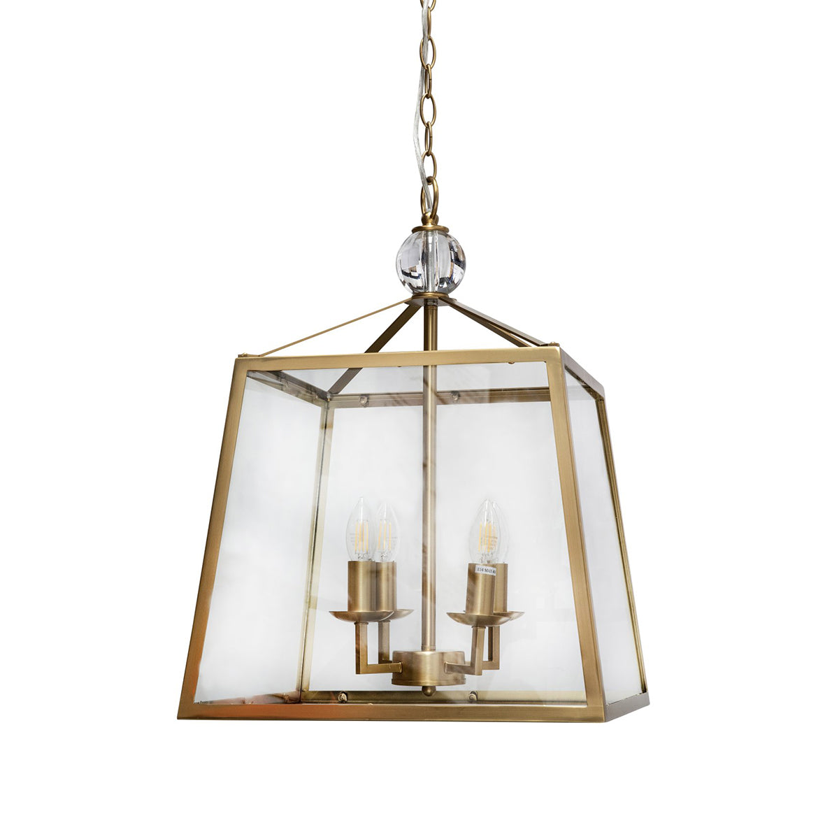Tamarka Metal Framed Glass Pendant