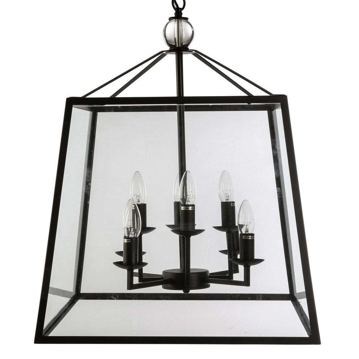 Tamarka Metal Framed Glass Pendant