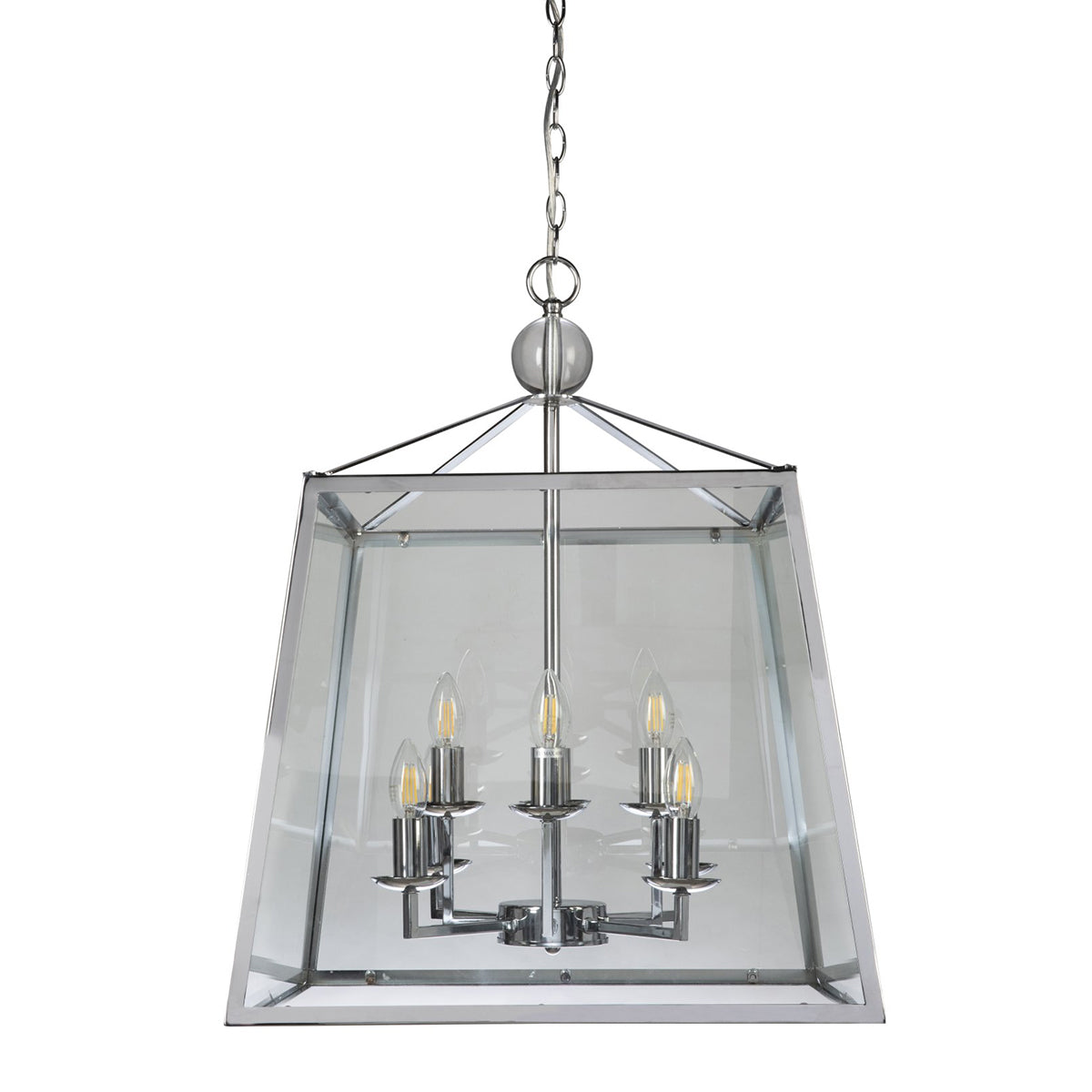 Tamarka Metal Framed Glass Pendant