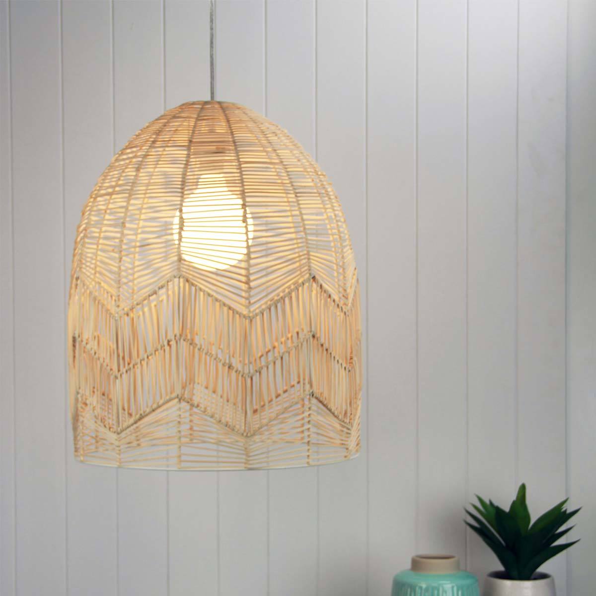 Tanah Natural Cane Rattan Pendant Lamp Shade