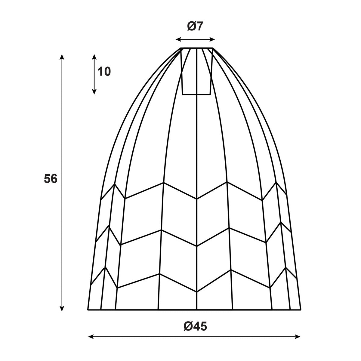 Tanah Natural Cane Rattan Pendant Lamp Shade