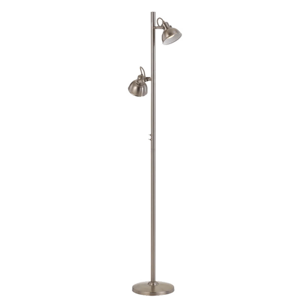 Carson 2 Light Floor Lamp - Adjustable Lighting