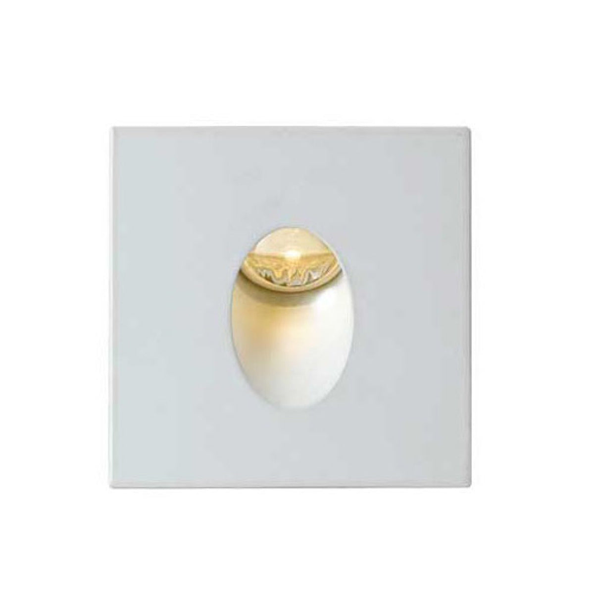 Snap Square LED Step Light with Cool White Glow