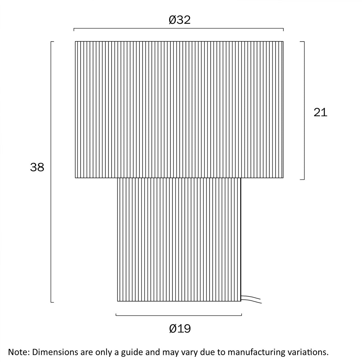 Nativa Coastal Raffia Table Lamp