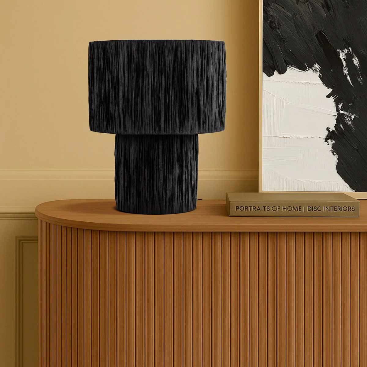 Nativa Coastal Raffia Table Lamp