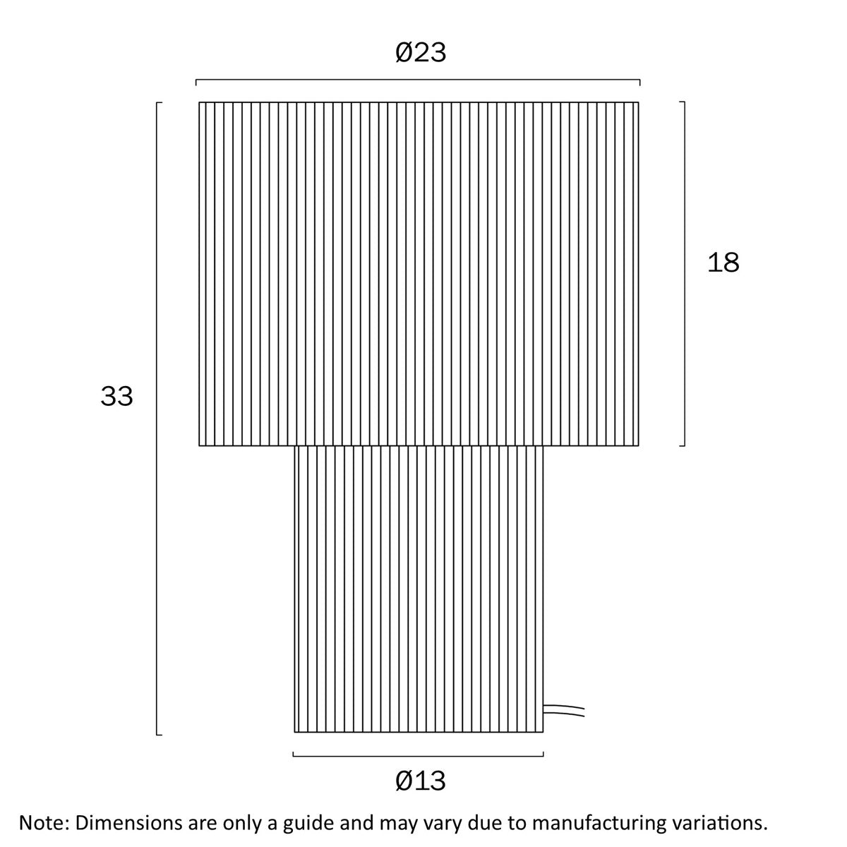 Nativa Coastal Raffia Table Lamp