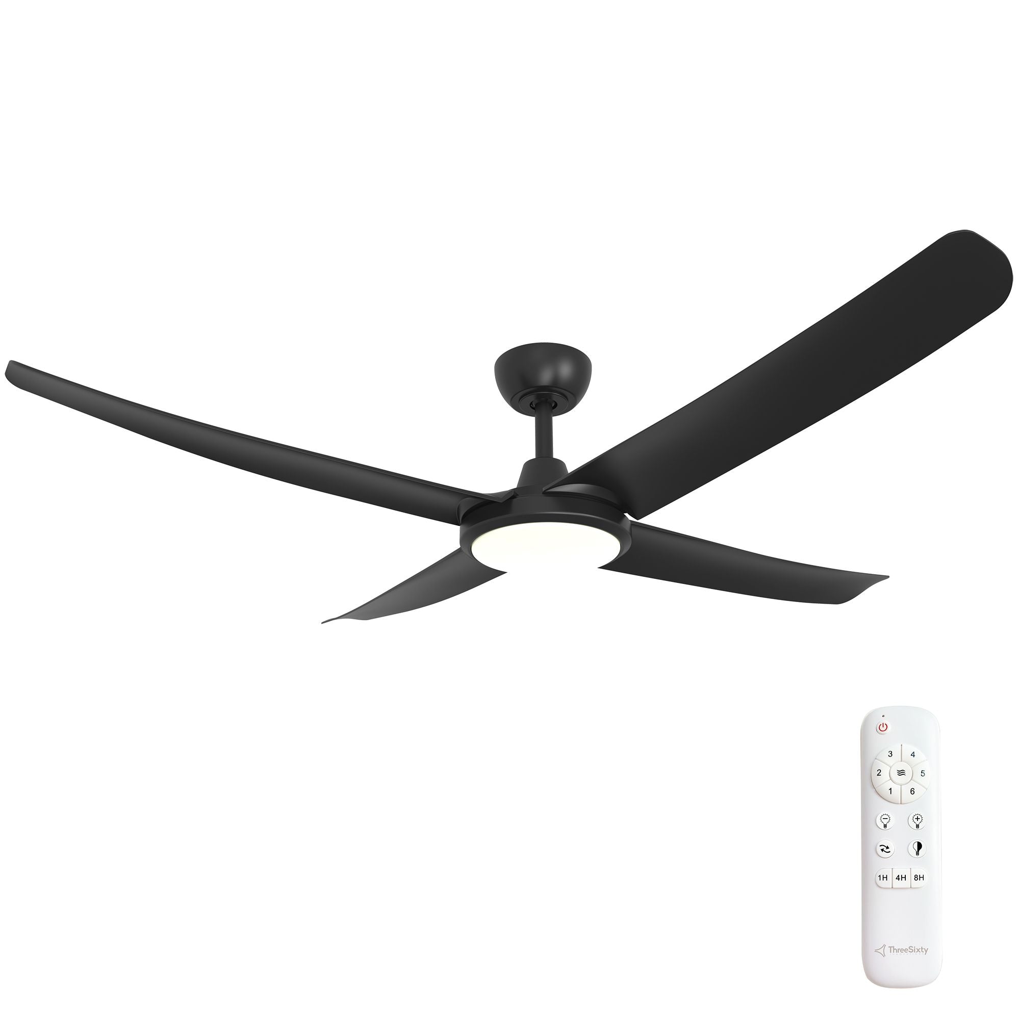 FlatJET 3/4/5 Blades DC Ceiling Fan with LED Light & Remote