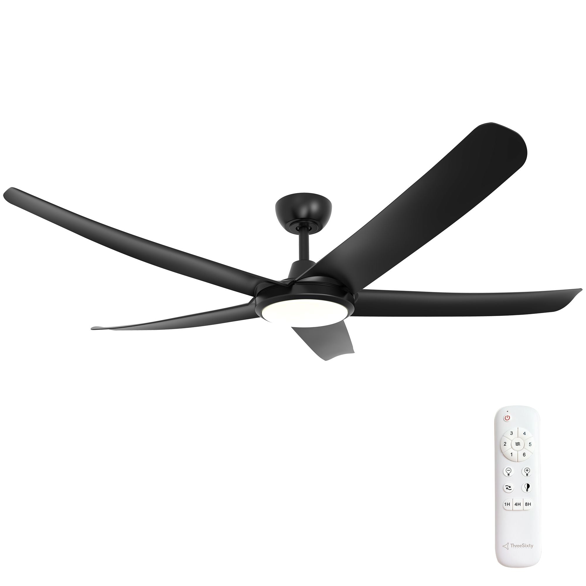 FlatJET 3/4/5 Blades DC Ceiling Fan with LED Light & Remote
