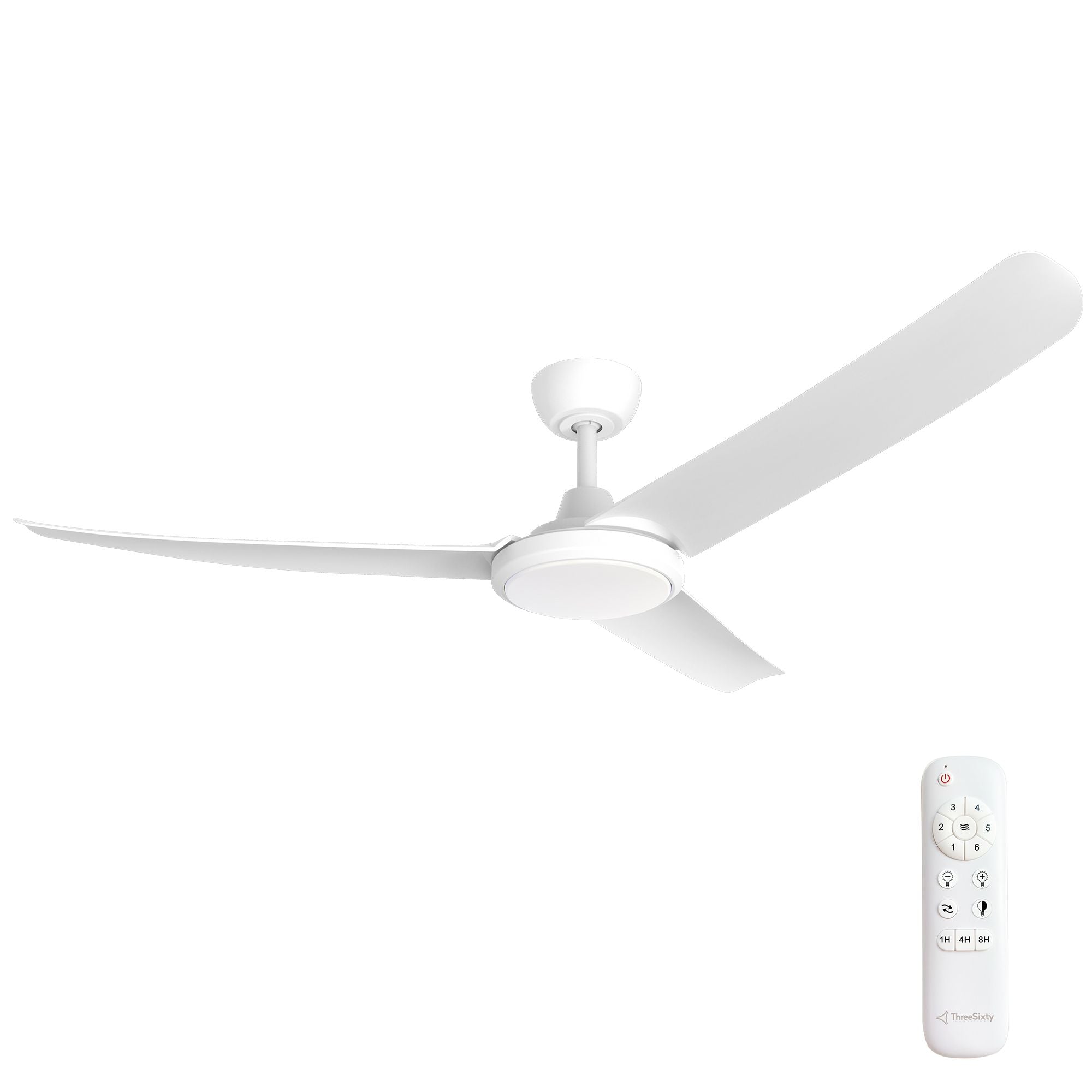 FlatJET 3/4/5 Blades DC Ceiling Fan with LED Light & Remote