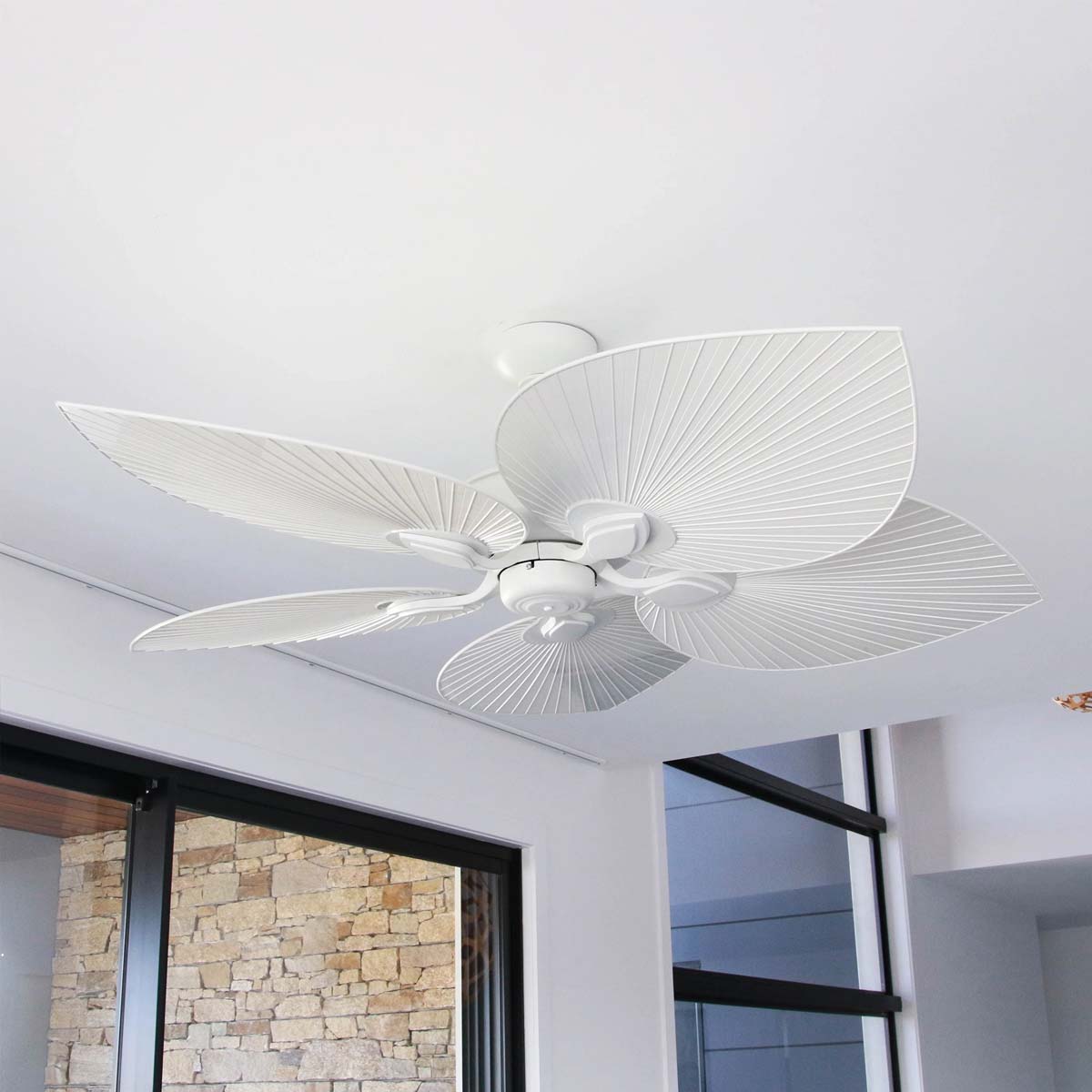 ThreeSixty Tropicana 54" ABS 5 Blade Ceiling Fan-White