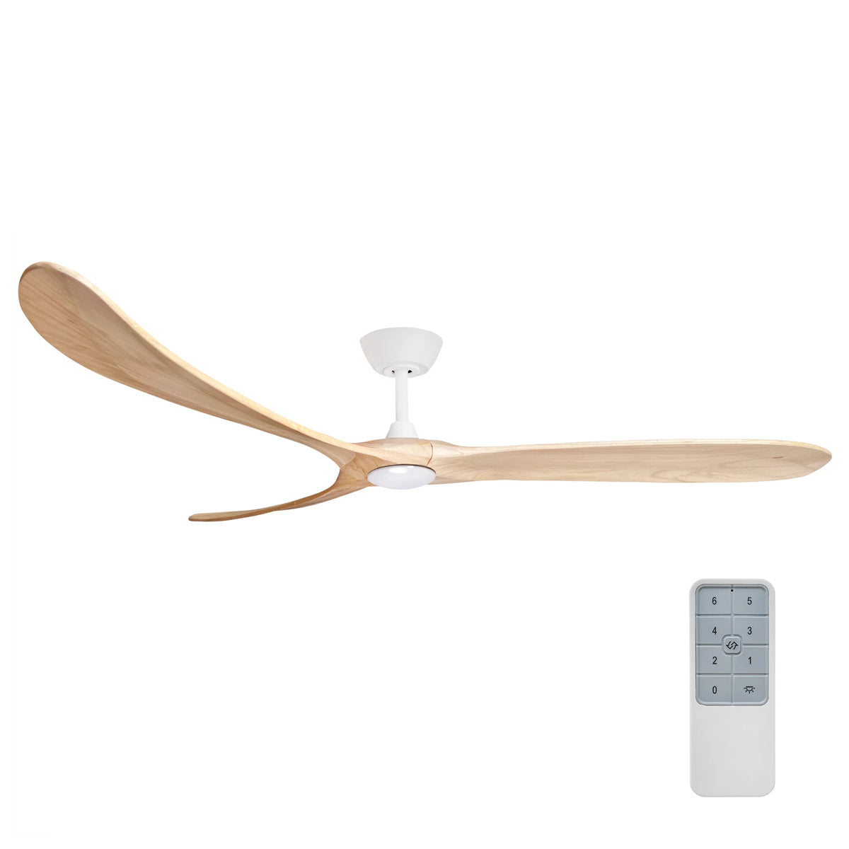 Timbr 72" DC Ceiling Fan with LED Light & Remote