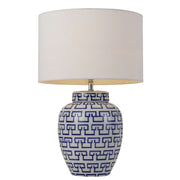 Ting Table Lamp - Ceramic Base & Fabric Shade