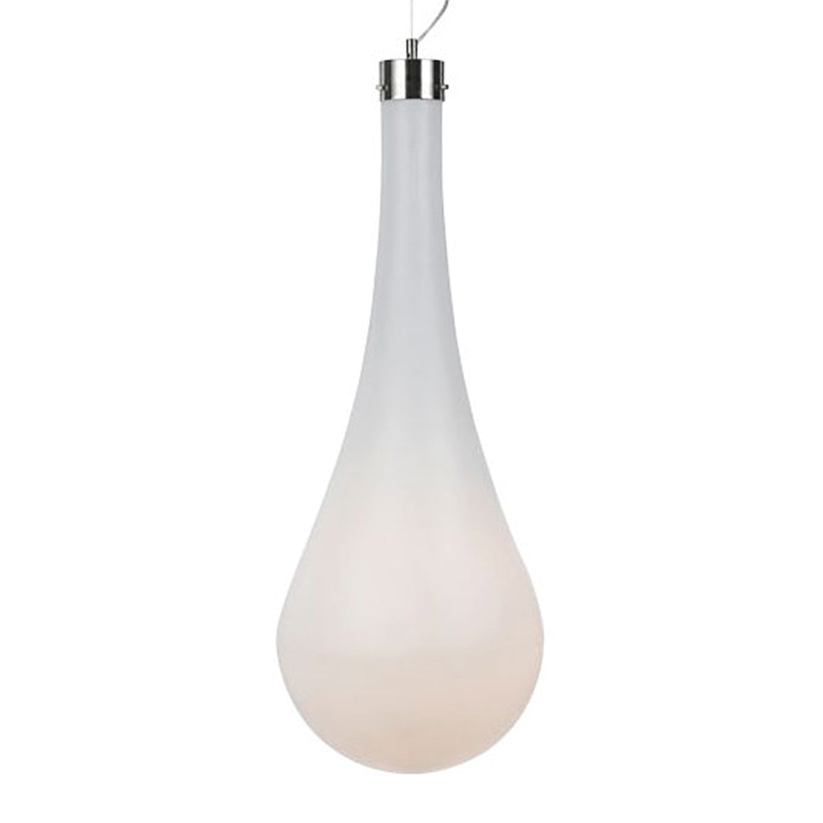 Tonty Matt Opal Glass Droplet Pendant Light