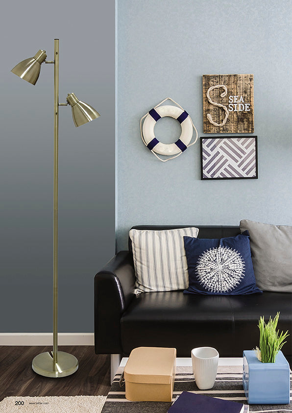 Torres 2 Floor Lamp with E27 Sockets