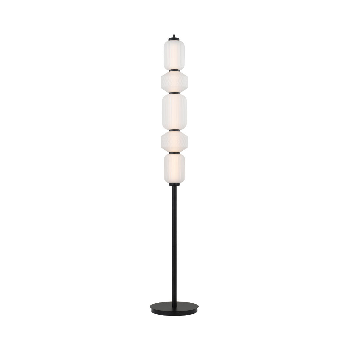 Torso 26W LED Floor Lamp with Lantern Design