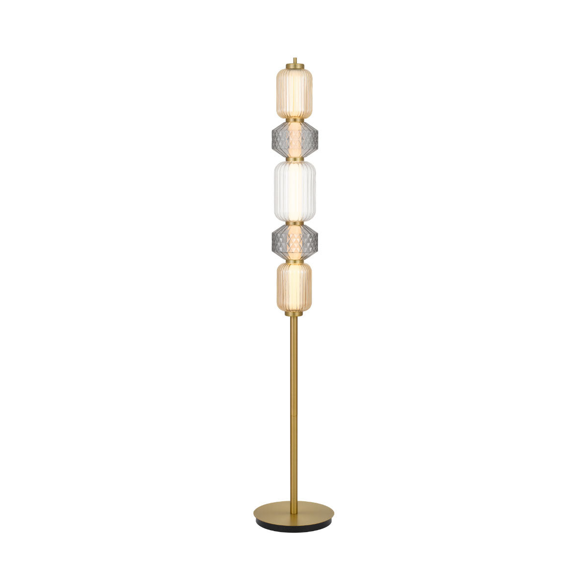 Torso 26W LED Floor Lamp with Lantern Design