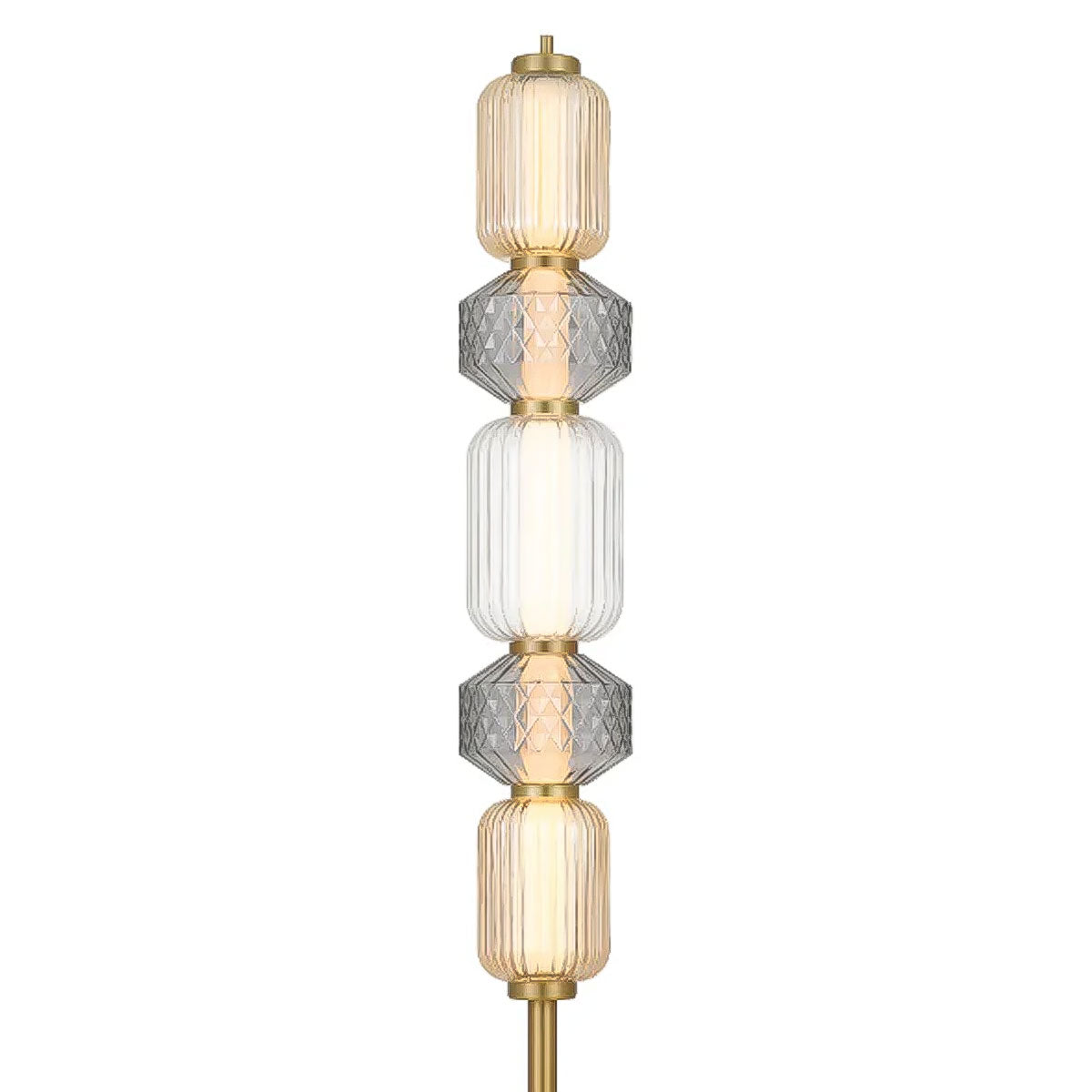 Torso 26W LED Floor Lamp with Lantern Design