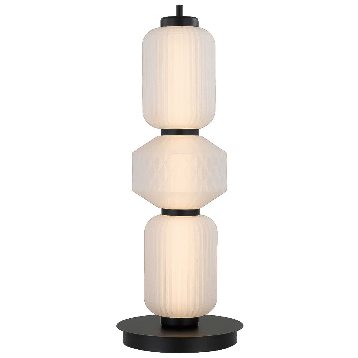 Torso Lantern-Style Table Lamp with Integrated LED