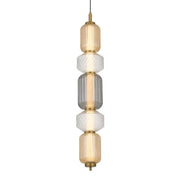 Lighting Torso 5-Light 22W LED Iron & Glass Lantern Style Pendant Light
