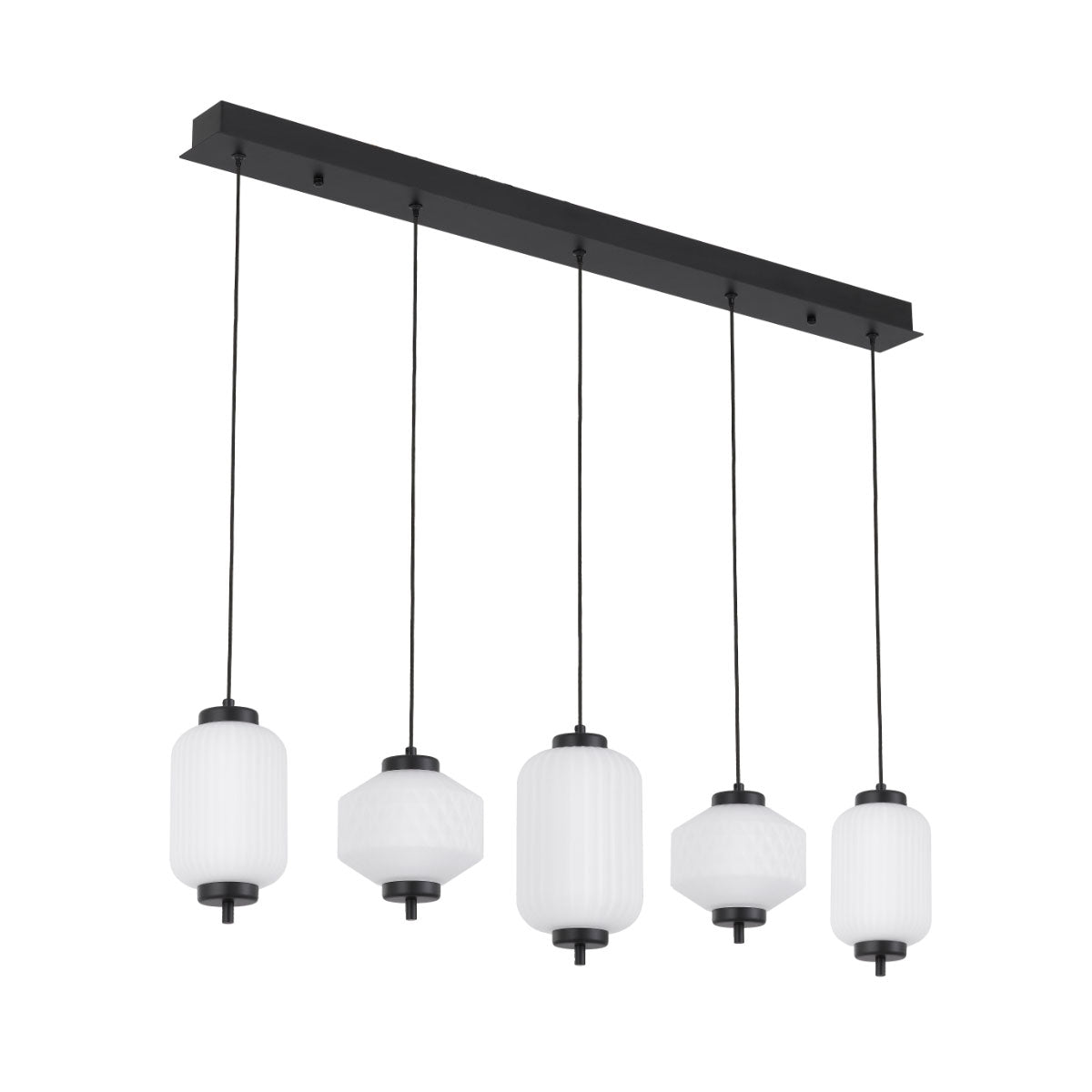 Torso 5-Light Pendant Light with LED Integration