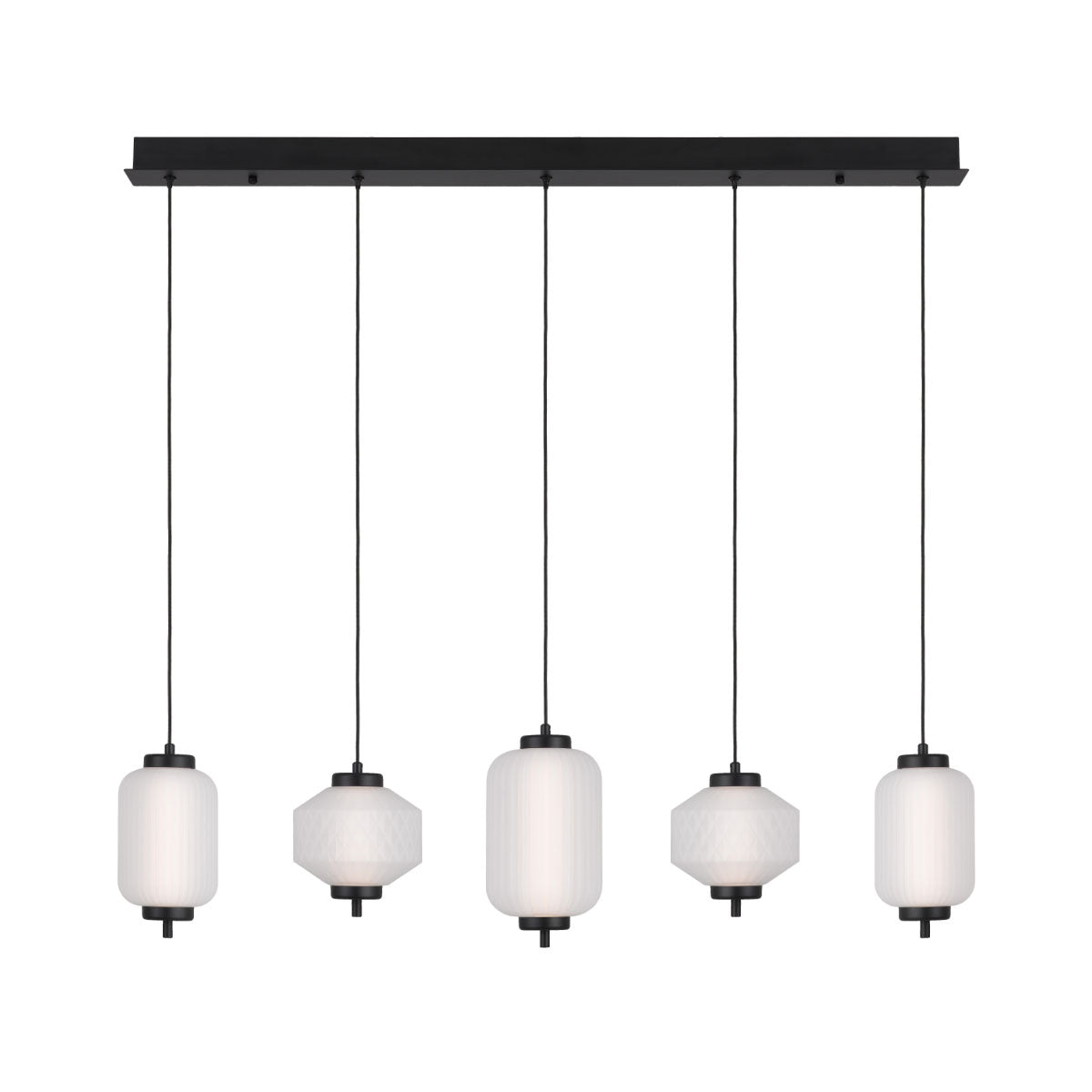 Torso 5-Light Pendant Light with LED Integration