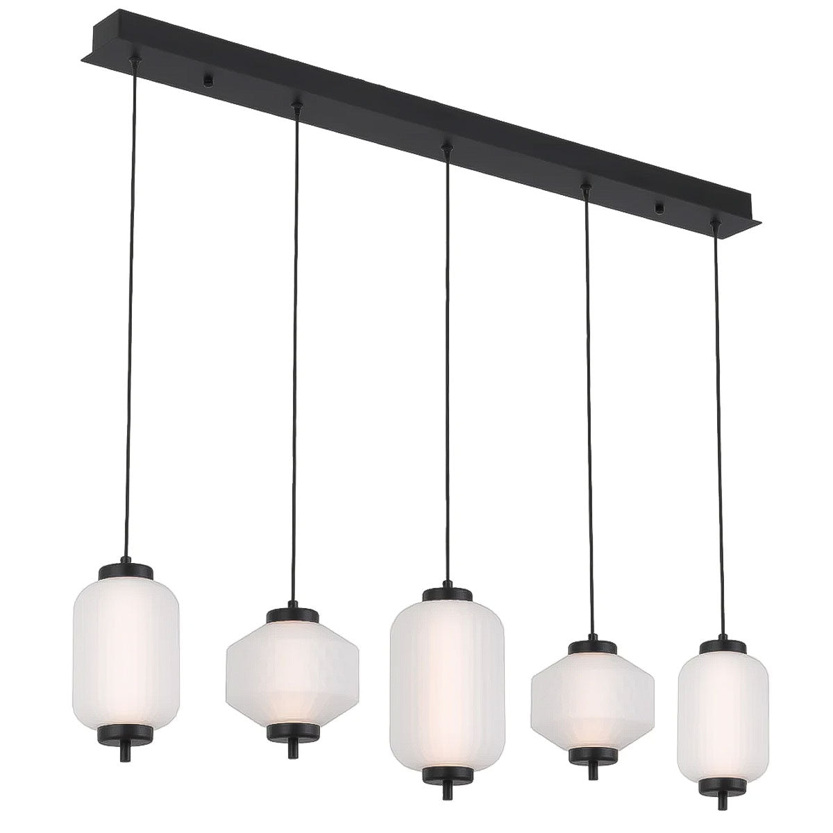 Torso 5-Light Pendant Light with LED Integration