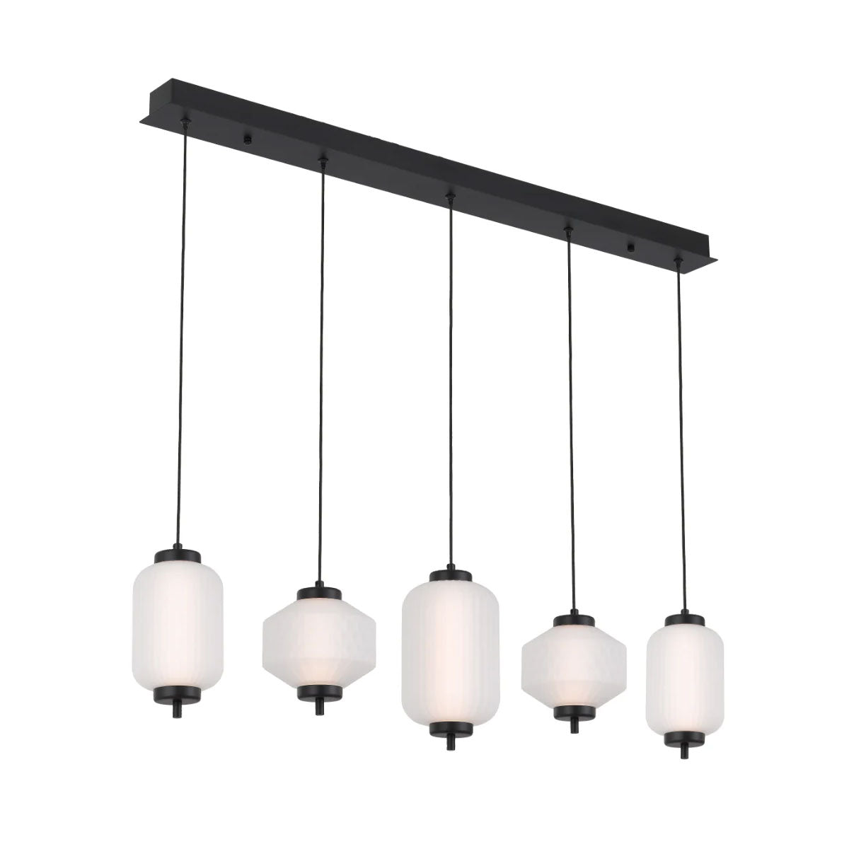 Torso 5-Light Pendant Light with LED Integration